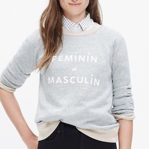 Madewell et Sézane Feminin Masculin Sweatshirt